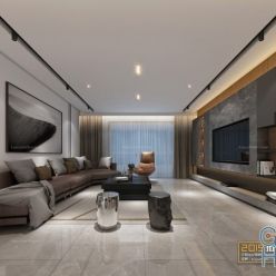 3D model Modern Style Interior 056