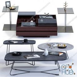 3D model Song Coffee Tables Set