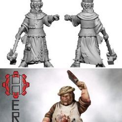 3D model AX002 Johan and AX003 Ludek – Citizens of the Old World – 3D Print