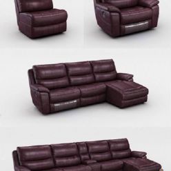 3D model Modern Sofa Set (max)