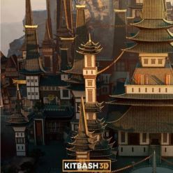 3D model Kitbash3D – Shangri-La