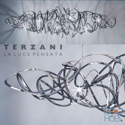 3D model TERZANI Doodle Freehand pendant lamp (max, fbx)