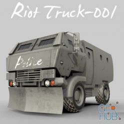 3D model Riot Truck-001