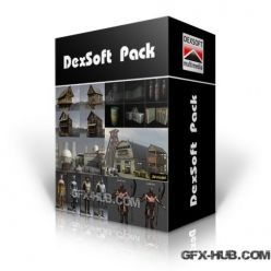 3D model DexSoft Pack – 3D models and textures for game-dev