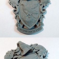 3D model Coat of Arms - Ravenclaw - 3D Print