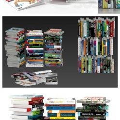 3D model BOOKS VOL 3