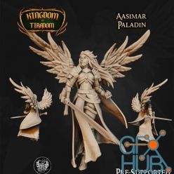 3D model Paladin Aasimar from Kingdom Of Tiradom – 3D Print