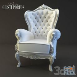 3D model Armchair Giusti Portos BARONESSA