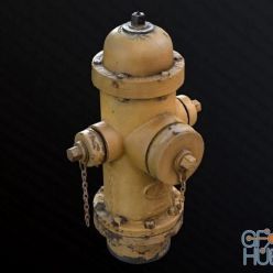 3D model Fire Hydrant Photogrammetry (PBR)