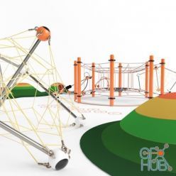 3D model Modern playground