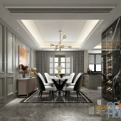 3D model American Style Interior 019