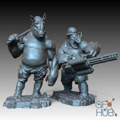 3D model Rocksteady – 3D Print