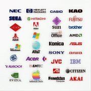 3D model Branded electronics logos
