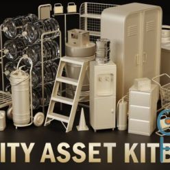 3D model ArtStation – 80 City Asset Kitbash