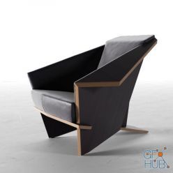 3D model Taliesin Armchair (max, fbx, obj, c4d)