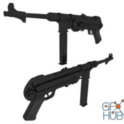3D model MP 38 Gun