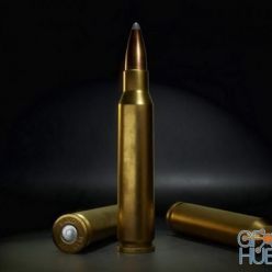 3D model Ammo Pack 02 - Rifle (PBR)