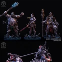 3D model Bestiarum Miniatures – MAN EATERS Part 2 - February 2022 – 3D Print