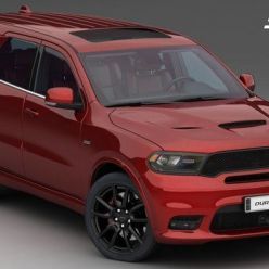 3D model TurboSquid – Dodge Durango SRT 2018 (Low Interior)