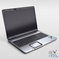 3D model HP Pavilion dv9000 laptop