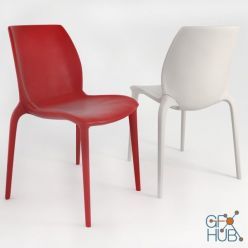 3D model Bontempi Hidra modern chair