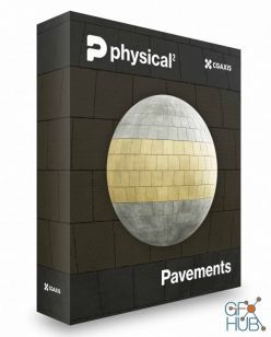 PBR texture CGAxis – Pavements PBR Textures – Collection Volume 25