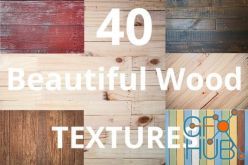 PBR texture Creative Market – 40 Beautiful Wood Detail textures