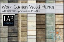 PBR texture Creativemarket – 16 Wood Plank Seamless Worn Textures