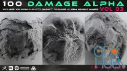 PBR texture ArtStation – 100 Damage Alpha vol 03