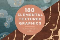 PBR texture Creativemarket – 180 Elemental Textures & Rose Gold
