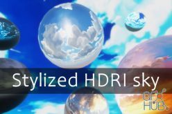 PBR texture Liya Bohnat – Cartoon & Stylized HDRI sky
