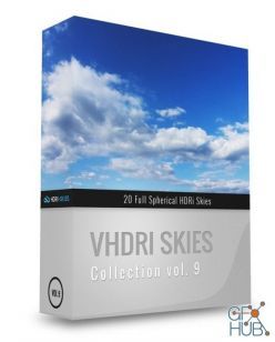 PBR texture HDRI Skies – VHDRI Skies pack 9