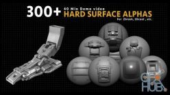 PBR texture ArtStation Marketplace – 300+ Hard Surface Alphas / Demo Video