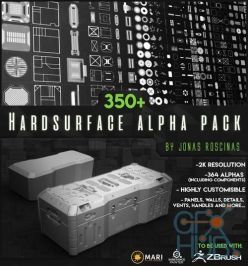 PBR texture ArtStation Marketplace – 350+ Hardsurface Alpha Pack