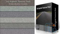 PBR texture HQ Asphalt Textures Bundle