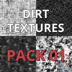 PBR texture 3DCollective – Pack 01 – Dirt Textures