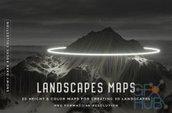 PBR texture Creativemarket – Set of 20 Landscapes maps