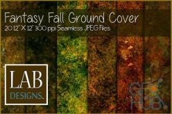 PBR texture Creativemarket – Seamless Fantasy Fall Ground Cover