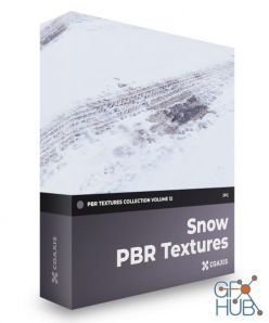PBR texture CGAxis – Snow PBR Textures – Collection Volume 12