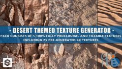 PBR texture Desert Themed Texture Pack + 4k textures