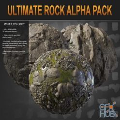 PBR texture Gumroad – Ultimate Rock Alpha Pack