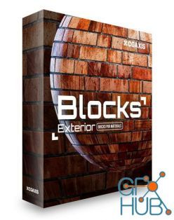 PBR texture CGAxis – Blocks Exterior Brick Walls PBR Textures