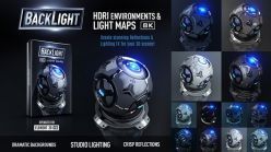 PBR texture Video Copilot – BackLight: 8K Environments & Light Maps