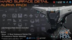 PBR texture ArtStation Marketplace – Hard Surface Detail Alphas – NOVA 17