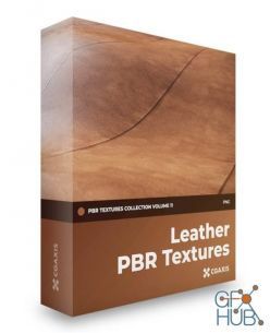 PBR texture CGAxis – Leather PBR Textures – Collection Volume 11