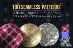 PBR texture Cubebrush – 100 Seamless Patterns