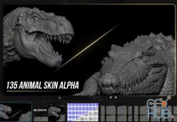 PBR texture ArtStation Marketplace – 135 Animal Skin Alpha