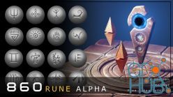 PBR texture ArtStation – 860 Rune Alpha (2 version)