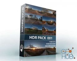 PBR texture HDRI Hub – HDR Pack 001 Meadow