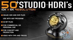 PBR texture Gumroad – 50+ High Quality Studio HDRI Pack